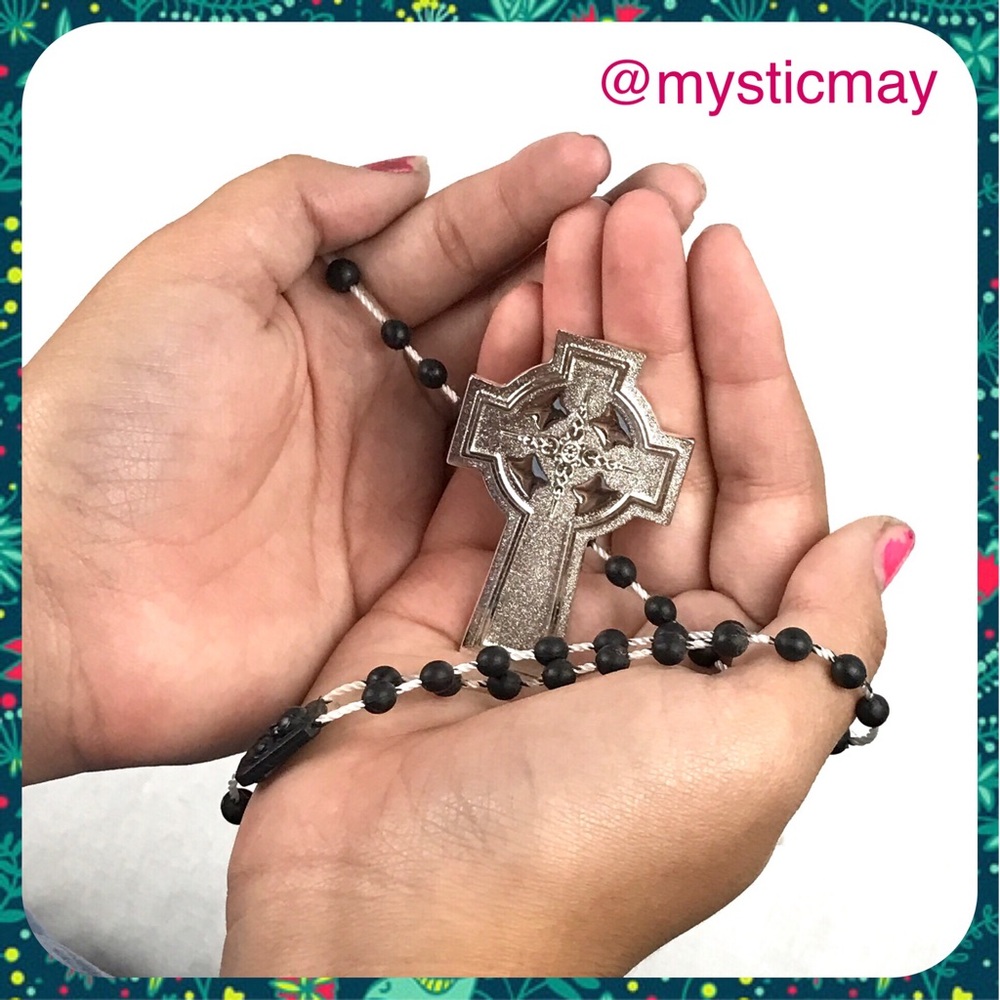 NEW Silvestri by Demdaco Silver CELTIC CROSS PRAYER CHARM Pocket Purse Blessing